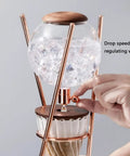 Craft Your Own Smooth Sippin Chilled Coffee With This Detachable Cold Brew Maker featuring an 800ml iced drip tower and precision nozzle.
