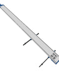 Genuine Aluminum Rip Fence Guide For Slick Straight Cuts On Circular Saws And Routers With Quick Lock Adjustment, 4-foot silver fence.