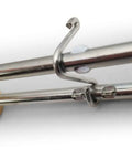 Close-up of handles for Cast Iron Double Camp Cooker Set With Two Cooking Surfaces Preseasoned For Instant Use Perfect For Camping Grillin