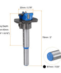 No Sweat Drilling With This Top Shelf Two Pack Forstner Drill Bits, 20mm tungsten carbide bit with adjustable depth settings.