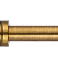 Antique Brass Curtain Rod Kit 18 To 88 Inches Adjustable One Inch Diameter Built To Last Drapery Pole For Indoor Outdoor Use