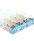 300 Pcs Waterproof Solder Sleeve Tube Electrical Wire Insulated Butt Connectors Mixed Heat Shrink Terminals Kit in plastic organizer
