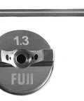 5100-3 Air Cap Set 1.3mm For T-Series Spray Gun, Genuine Replacement Part components in metallic finish.