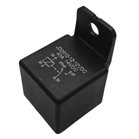 No Sweat Fix Perfect Swap 34052 34052GT 12V SPDT Timer Relay, black relay with terminals for Genie S series lifts.
