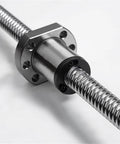 High Speed Ball Screw With End Machining 1620 Pitch Ball Nut For CNC Machines 500mm Length C7 Accuracy close-up view