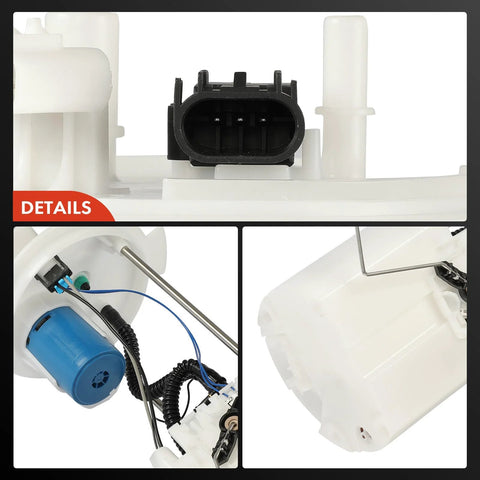 Electric Fuel Pump Module Assembly With Pressure Sensor For Ford E Series Vans close-up details