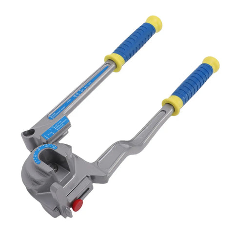 Pocreations 180 Degree Manual Pipe Bender Tool 3 In 1 for bending 1/4 to 1/2 inch OD copper aluminum pipes, featuring a lever design.