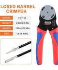 Deutsch DT Automotive Connector Kit With Crimping Tool Pro Grade DIY Friendly 165mm crimper for 14-18 AWG wires