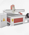 4 Axis CNC Wood Router Machine 1325 With Rotary Axis Beast for 4x8 wood milling and engraving, showing full machine setup