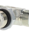 TITAN FITTINGS branch tee, 3/8 JIC x 3/8 JIC x 1/4 ORB male, chrome finish