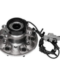Front view of Front Left Wheel Bearing And Hub Assembly For 2004-2008 Chevy Colorado, Canyon, And Isuzu i-350/i-370 4x4 With ABS
