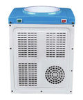 Back view of Hot And Cold Water Dispenser With Desktop 4.9 Gallon Tank Electric Cooler And Heater Stainless Steel Liner For Home Office And Studio Delivers 194F Hot Water And 46F Cold Water Fast