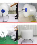 Heavy Duty Wall Mount Bubble Wrap Dispenser For Warehouse Stock Roll Stand, showing usage of bubble wrap rolls in various angles.