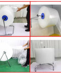 Wall Mounted Bubble Wrap Dispenser Heavy Duty Foam Film Packing Stand Galvanized Steel in action, showcasing smooth operation.