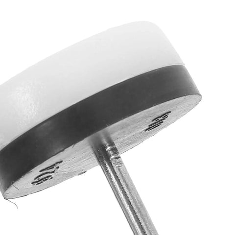 Close-up of an Anti Slip Furniture Glide Pad with Nail On Design Heavy Duty Rubber and Steel Construction for Chairs and Tables.