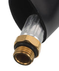 Super Smooth 60cm Lightweight Rubber Air Inlet Hose For Grinder Tire Repair And Pneumatic Tools Easy Install Flex Pipe Makes Garage Jobs A Breeze No Sweat Needed, close-up brass fitting