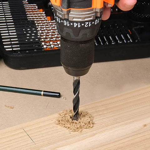 Heavy Duty 8 Piece Extra Long Twist Drill Bits Set With 200mm Length And Straight Shank For Drilling Steel Wood Plastic Aluminum Jewelry 2mm To 7mm Capacity Perfect For Home Workshop Projects used in a power drill on wood