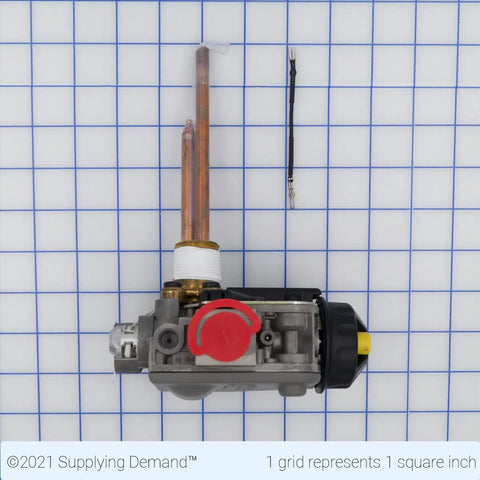 Water Heater Gas Control Thermostat NG Natural Gas Replacement Part DIY Friendly With AP16313 Pilot Adapter