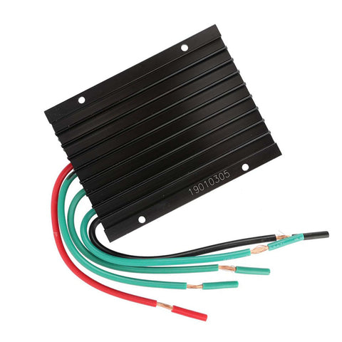 Off Grid Wind Turbine Controller For 12V To 24V Systems, 300W To 600W Regulator With Battery Charging, black casing with wires