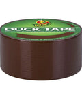Heavy Duty Brown Colored Duct Tape Single Roll 60 Foot on display for temporary floor marking and repair projects.