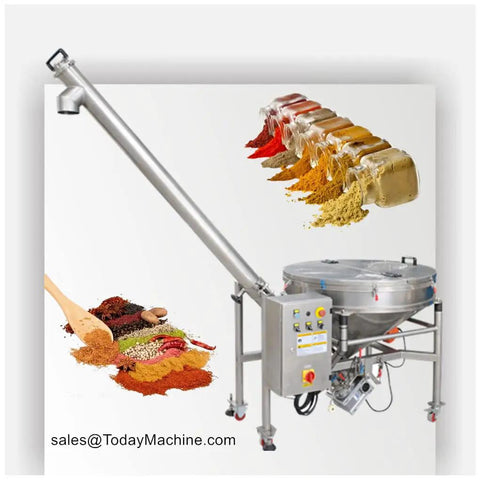 Heavy Duty Automatic Z Belt Conveyor System With Inclined Bucket Elevator For Safe Industrial Material Handling And Lifting Operations, showcasing spices and a stainless steel design.