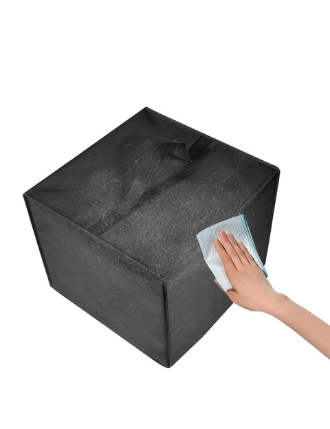 Heavy Duty Waterproof Nylon Coffee Maker Cover For K-Supreme And K-Compact Single Serve Espresso Machines being cleaned