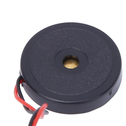 Piezoelectric Vibration Sensor Module With Adjustable Sensitivity And 5V DC Analog Output For Tapping And Vibration Detection Plug And Play DIY Vibe Switch, black round module with wires