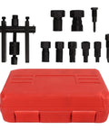 Badass 10 Piece Internal Bearing Removal Tool Kit For Ultimate Motorcycle Maintenance And Repair Featuring A Tough Storage Case For Mechanics Who Love Dirty Jobs And Own Your Ride Like A Boss Everytime You Try. 10-piece steel set with red case