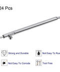 Rock Solid 24 Piece 23mm Quick Release Spring Bars Stainless Steel Watch Pin Set For Leather Rubber Strap Links Smooth DIY adjustable bracelet connector pro kit image of one bar with tool-free design