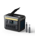 SOLIX C800X Portable Power Station With 100W Solar Panel 1200W Peak Output 768Wh LiFePO4 Battery Built In Camping Lights