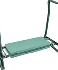 Foldable Garden Kneeler And Seat With Foam Cushion, Lightweight Portable Bench For Weeding And Sitting, Dual Use Stool That Stows Easy.