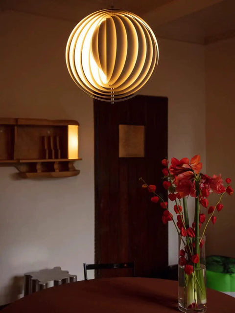 Dope 360 Degree Adjustable Moon Pendant Light With Rotating Sphere Shade For Modern Dining Rooms And Living Spaces Semi Embedded