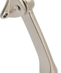 4 Inch Kickdown Door Stop With Satin Nickel Finish Easy Flip Down Holder That Keeps Doors Open And Locks Upright When Not In Use Durable Steel Construction 1 Pack For Quick Install.
