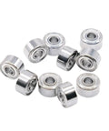 10 Pack Shielded Ball Bearings 693ZZ 3x8x4mm For RC Cars Drones And DIY Projects High Speed Low Friction Quiet Operation Dust Moisture Seal Great For Tiny Machines And Hobbyist Setups, 10 silver sealed bearings