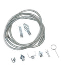 Heavy Duty Electric Pipe Auger With A Rock Solid Steel Spiral Cable, interchangeable cutting heads and steel coils for drain clogs.