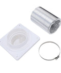 Get Your Washer And Dryer Setup Locked In Tight With This Awesome Estink 4 Inch Vent Kit. The Flex Aluminum Hose Is Super Chill And Comes With A Rotate Lock That Makes Installation A Breeze For Any Bathroom Or Laundry Room Fan Project Plus You Get A. 4 inch aluminum dryer vent hose kit with rotating lock adapter, flange plate, and clamp