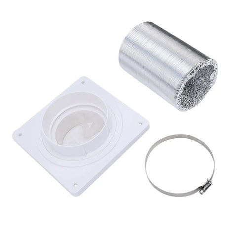 Get Your Washer And Dryer Setup Locked In Tight With This Awesome Estink 4 Inch Vent Kit. The Flex Aluminum Hose Is Super Chill And Comes With A Rotate Lock That Makes Installation A Breeze For Any Bathroom Or Laundry Room Fan Project Plus You Get A. 4 inch aluminum dryer vent hose kit with rotating lock adapter, flange plate, and clamp