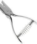 Oval Hole Puncher Handheld Manual Metal Card Punch Tool for Office and Home Eight Sheets Solid Build