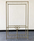 Heavy Duty Portable Closet With Durable Non Woven Fabric Garment Rack And Spacious Storage Shelf Super Easy Assembly For Hella Roomy Extra Clothes Organization Blue 110X45X160Cm open metal frame garment rack