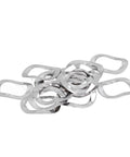 100 Pcs Wave Washer Set In Stainless Steel A2 70 Grade Three Wave Gaskets For Fasteners M6 Hardware And DIY Projects For Home Garage Car Maintenance Durable Corrosion Resistant Easy Fit, stacked stainless wave washers