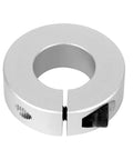 4 Pack Shaft Collars Bore 20mm Aluminum Alloy One Piece Clamp On Style with 40mm Outer Diameter and 12mm Thick M5 Set Screws Included for Rock Solid Built Tough Shaft Positioning and Quick Easy Assembly, silver clamp-on shaft collar with set screw