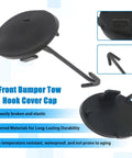 Hyundai Accent Front Tow Hook Cover Cap Replacement Part 865171R000 OEM Fit Black Easy Install Direct Replacement