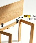 Eight Piece Set Of Five Knuckle Door Hinges For Three Quarter Inch Doors attached to wooden structure at 160 degree angle