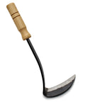 Nejiri Kama Weeding Sickle Tool with Razor Sharp 4 Inch Drop Forged Blade, ergonomic handle, 7 inch overall length