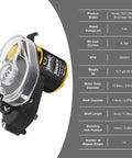 Upgrade 30A Brushless ESC And 1621 3500KV Brushless Motor With Transmission Combo Kit For SCX24 RC Crawler Axial 1 To 24 Scale RC Car