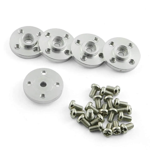Universal Servo Horn Aluminum Alloy 25T Disc For Robot Claw RC Car And Helicopter Servos with screws