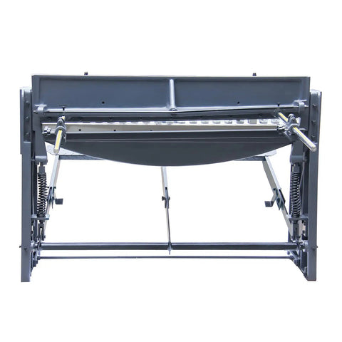 Heavy Duty 52 Inch Foot Stomp Shear For Sheet Metal Cutting With 16 Gauge Max Thickness Zero Hassle Foot Pedal Control Floor Standing Industrial Steel Workhorse Built Tough And Ready To Rock