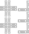 36 Piece Heavy Duty L Shaped Shelf Brackets Stainless Steel For Wall Mounted Shelves And Furniture Support Rust Resistant
