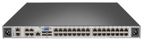Lockdown Your Racks With This Badass 32 Port Kvm Over Ip Switch Featuring dual AC power and USB connections for easy remote management.