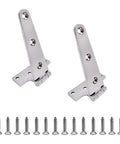 Beefy Heavy Duty T Style Door Hinges 2 Pack, Marine Grade 316 Stainless Steel Thickened Hinges with screws for marine use
